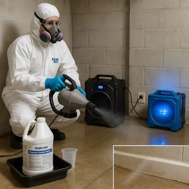 Sanitization and Odor Removal process in Dent, OH